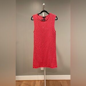 Sanctuary Vibrant Hot Pink Knit Dress Women’s Size Medium